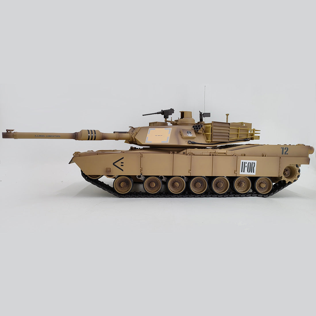 1/16 Scale M1A2 RC Military Battle Tank (Yellow Ochre) - Enhanced 2.4G Remote Control Model by DIYEngMod RC Tank Diyengmod