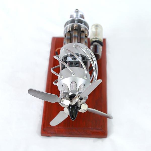 16-Cylinder Stirling Engine Model Kit - Ultimate DIY Engineering Gift Multi-Cylinder Stirling Engine Diyengmod
