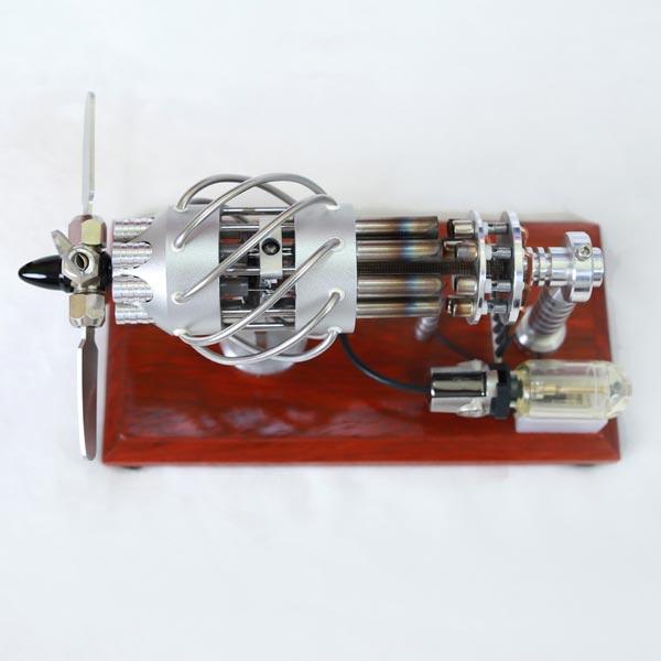 16-Cylinder Stirling Engine Model Kit - Ultimate DIY Engineering Gift Multi-Cylinder Stirling Engine Diyengmod