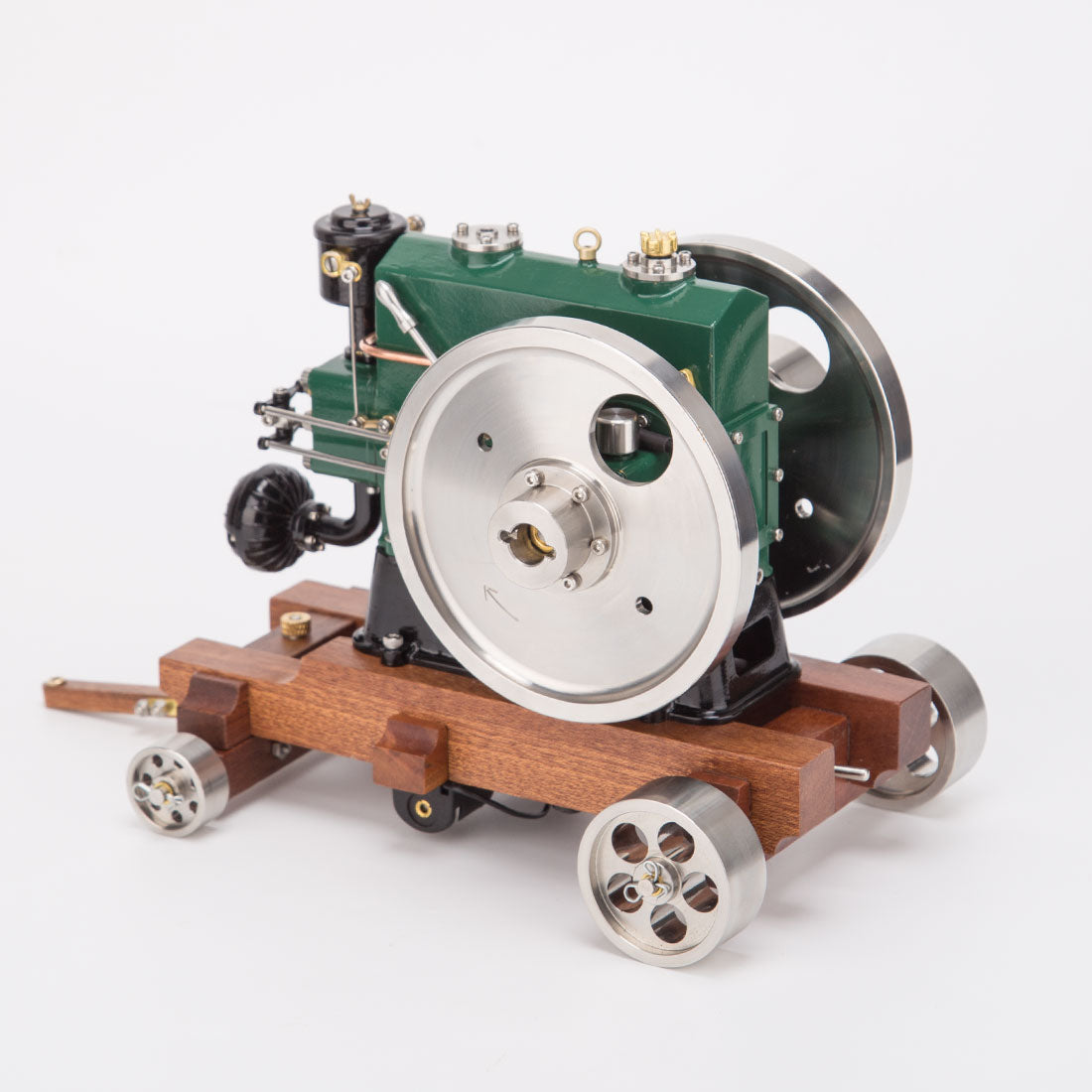 RETROL 1/8 Scale 3.6CC Mini Vintage Single Cylinder Four-Stroke Gas Engine Model - DiyEngMod