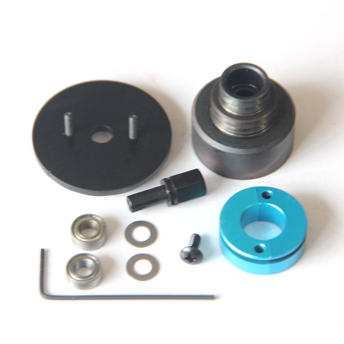 SEMTO ST-NF2 Engine Clutch Assembly Kit - Power Transmission Solution for RC Models Accessories Diyengmod with Double-V Groove Belt Pulley