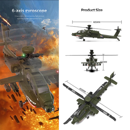 YU XIANG F11 AH-64 1/32 Scale 2.4G 6CH Ready-to-Fly Helicopter Model - DIY Eng Mod helicopter Diyengmod