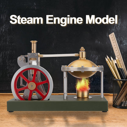 DIY Vertical Hero's Steam Engine Model with Boiler Kit Steam Engine Diyengmod