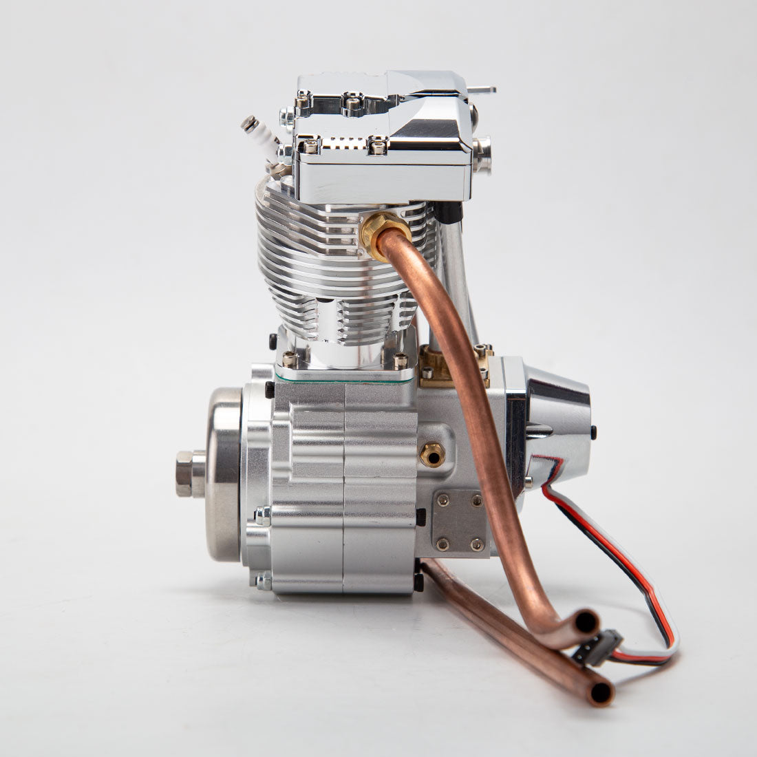CISON FG-VT157 15.7cc Mini V-Twin Shovelhead Engine - 4-Stroke Air-Cooled Gasoline RC Motorcycle Engine Model RC Engine Diyengmod