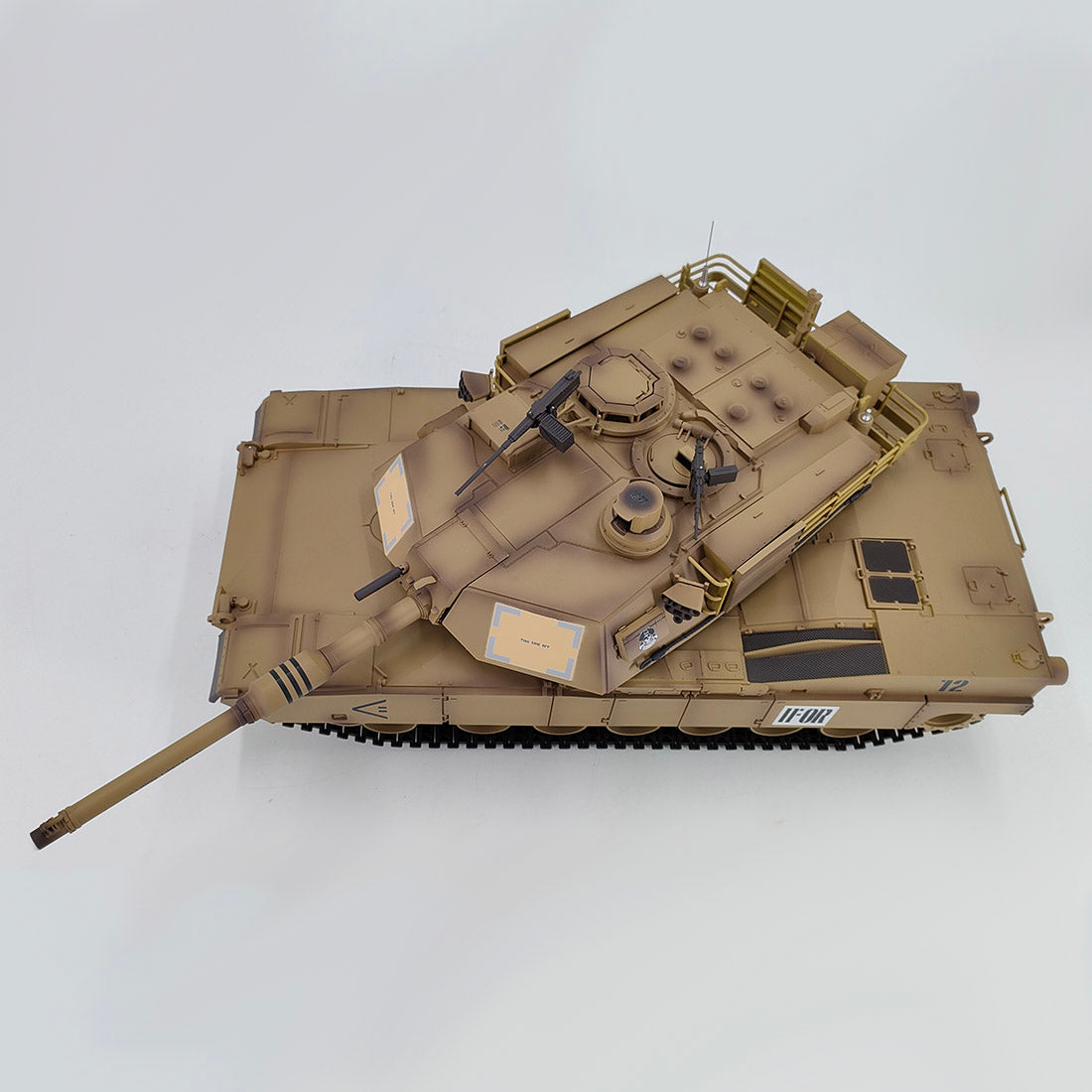 1/16 Scale M1A2 RC Military Battle Tank (Yellow Ochre) - Enhanced 2.4G Remote Control Model by DIYEngMod RC Tank Diyengmod