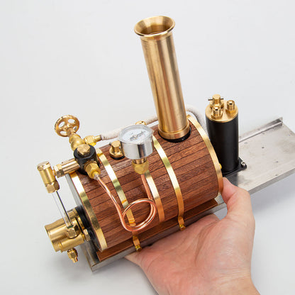 200ml High-Efficiency Steam Boiler Model Kit for Steam Engines and Model Boats - DIY Engineering Model Steam Engine Diyengmod