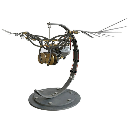 Mechanical 3D Metal Flying Bird Model - Interactive Art for All Ages 3D Puzzle Model Kit Diyengmod