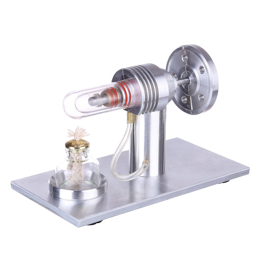 External Combustion Metal Stirling Engine Model for Physics Experiments - DIY Educational Kit Stirling Engine Diyengmod