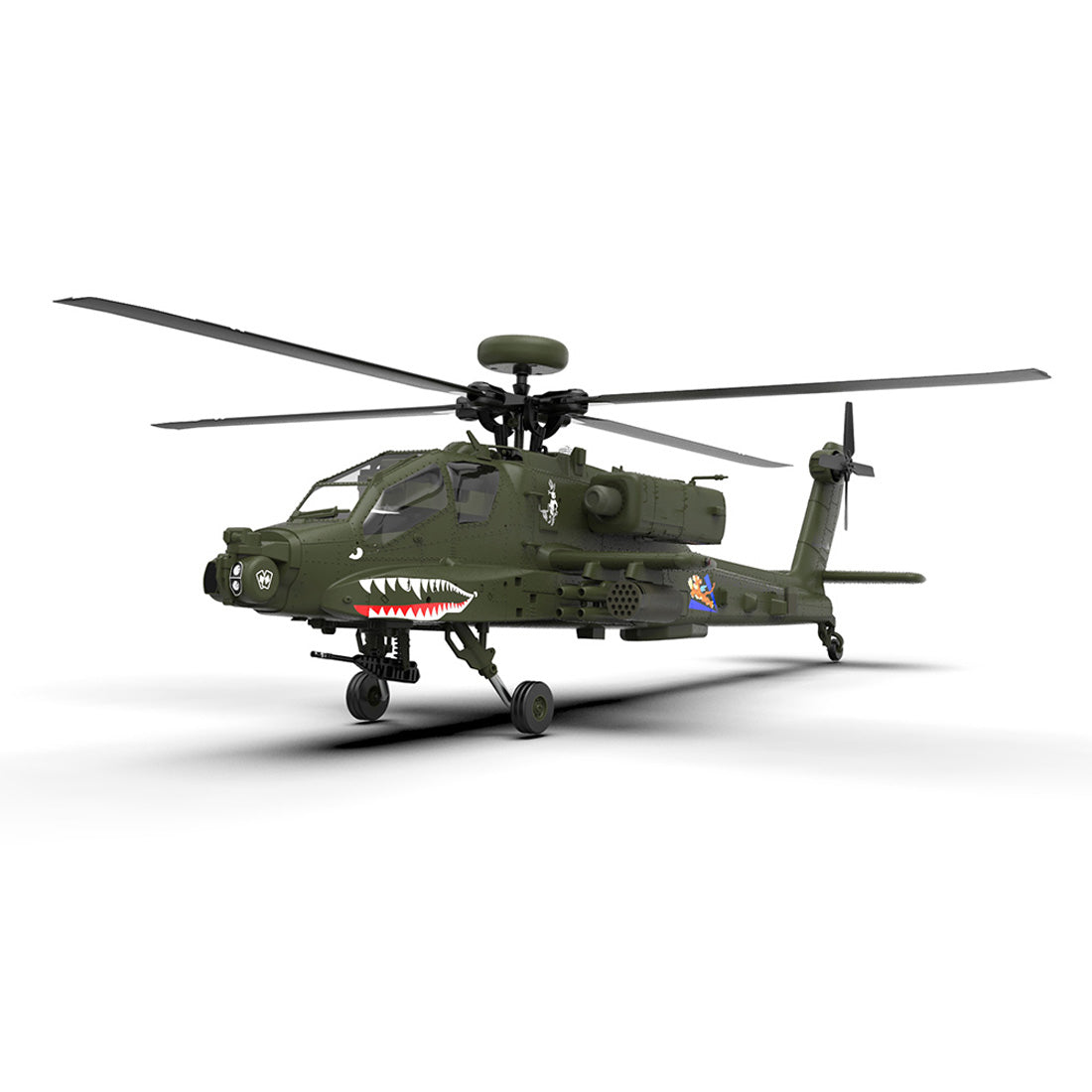 YU XIANG F11 AH-64 1/32 Scale 2.4G 6CH Ready-to-Fly Helicopter Model - DIY Eng Mod helicopter Diyengmod