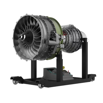 Build Your Own Working Turbofan Engine Model - TECHING 1/10 Full Metal Dual-Spool Jet Engine Kit with 1000+ Pieces DIY Engine Diyengmod