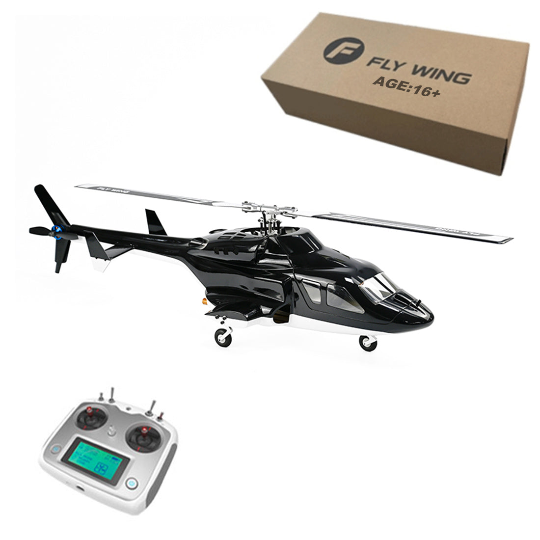 FLYWING FW450L Airwolf 450-Class 6CH Electric RC Helicopter with Advanced GPS and 3D Flight Modes RC Airplane Diyengmod