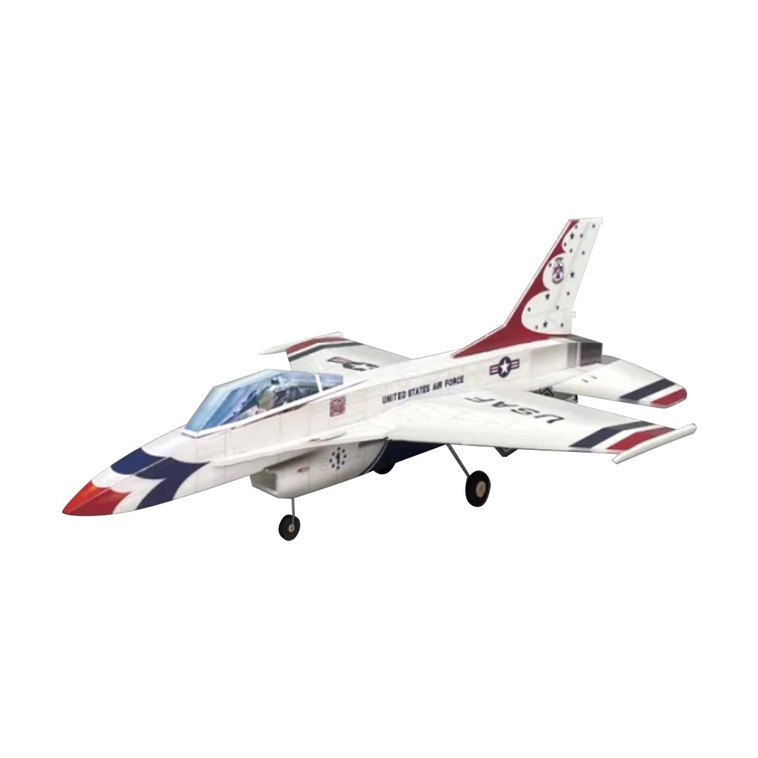 MinimumRC F-16 3-Channel Remote Control Mini Fixed-Wing Aircraft - DIY Model Kit RC Airplane Diyengmod Motor Servo Kit