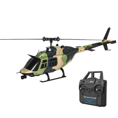 C138 1/33 Scale BELL 206 Flybarless RC Helicopter with Optical Flow Positioning and 6-Channel Control RC Airplane Diyengmod