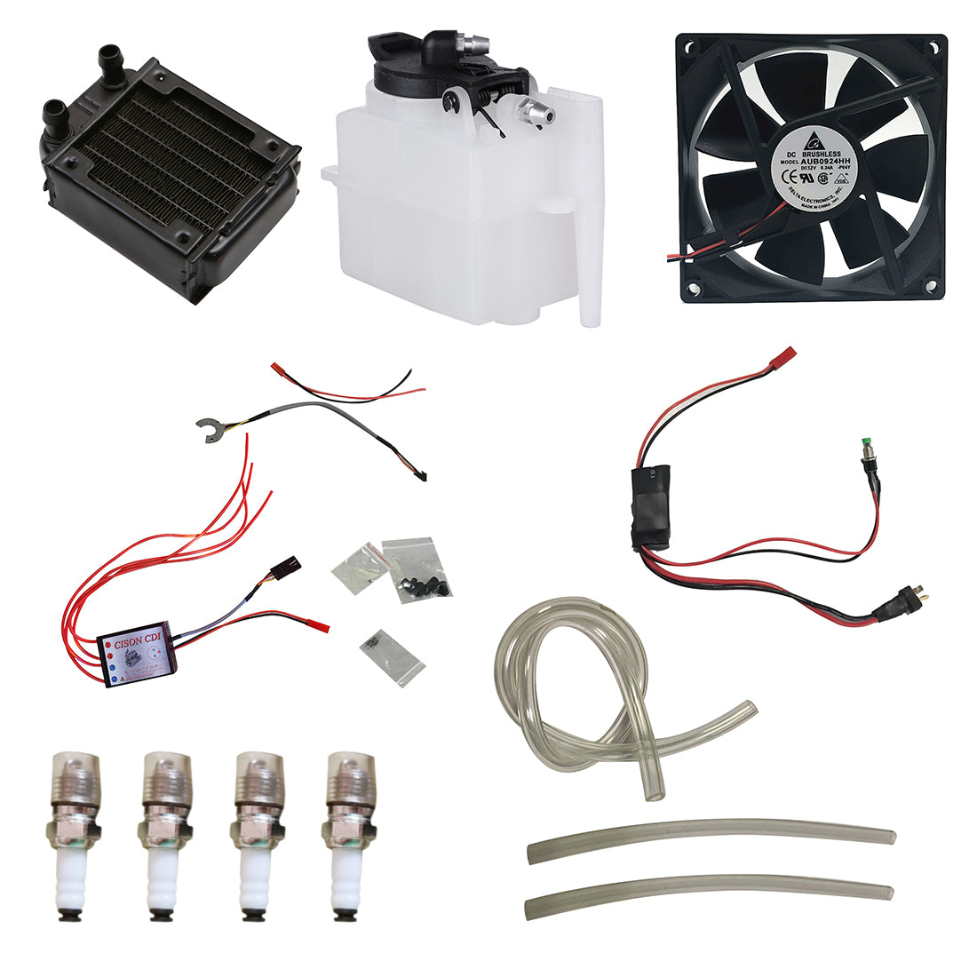 CISON L4-175 Gasoline Engine Starter Kit - Complete DIY Engine Mod Package Accessories Diyengmod