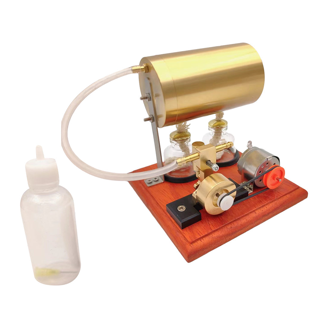 Mini Oscillating Steam Engine Generator - Educational Steam Power Model for Hobbyists and Gift Enthusiasts Steam Engine Diyengmod