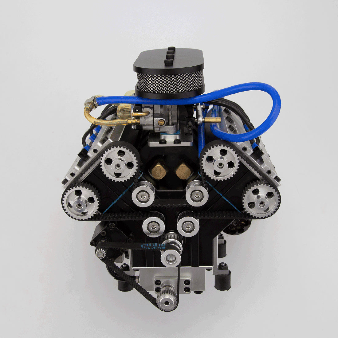 ENJOMOR V8 GS-V8 78CC DOHC Four-Stroke Electric Gasoline Internal Combustion Engine - High-Performance Model V8 Engine Engine Model Diyengmod