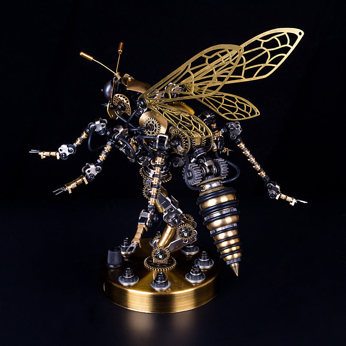 Steampunk Wasp 3D Metal Puzzle DIY Kit - Creative Model Assembly for Teens and Adults 3D Puzzle Model Kit Diyengmod