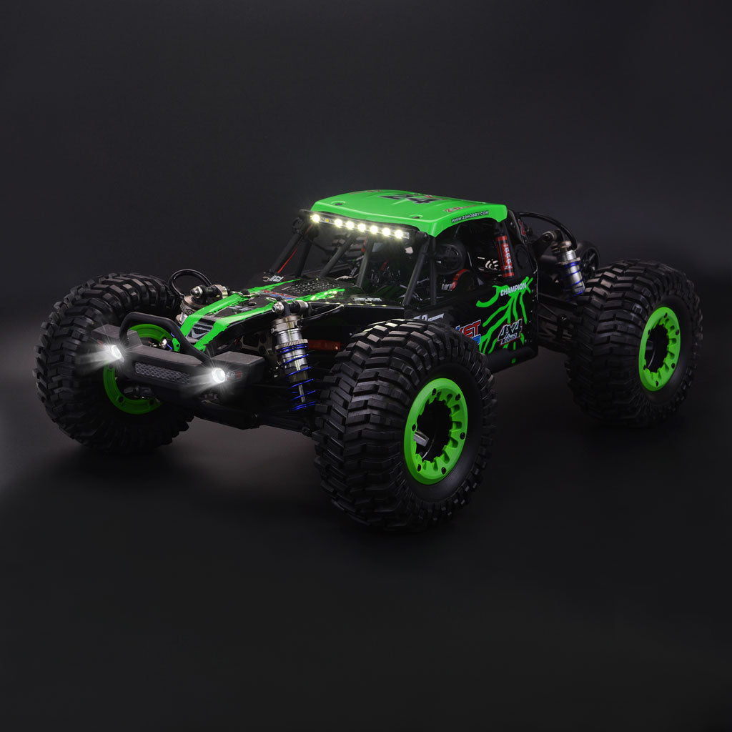 ZD Racing ROCKET DBX-10 1/10 Scale 4WD Brushless Off-Road RC Car with 80KM/H Speed and Spare Tire - Ready to Run RC Car Diyengmod