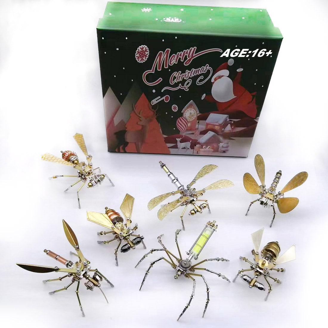 Steampunk-Inspired 3D Metal Insect Puzzle Kit - DIY Assembly Model for Creative Minds 3D Puzzle Model Kit Diyengmod