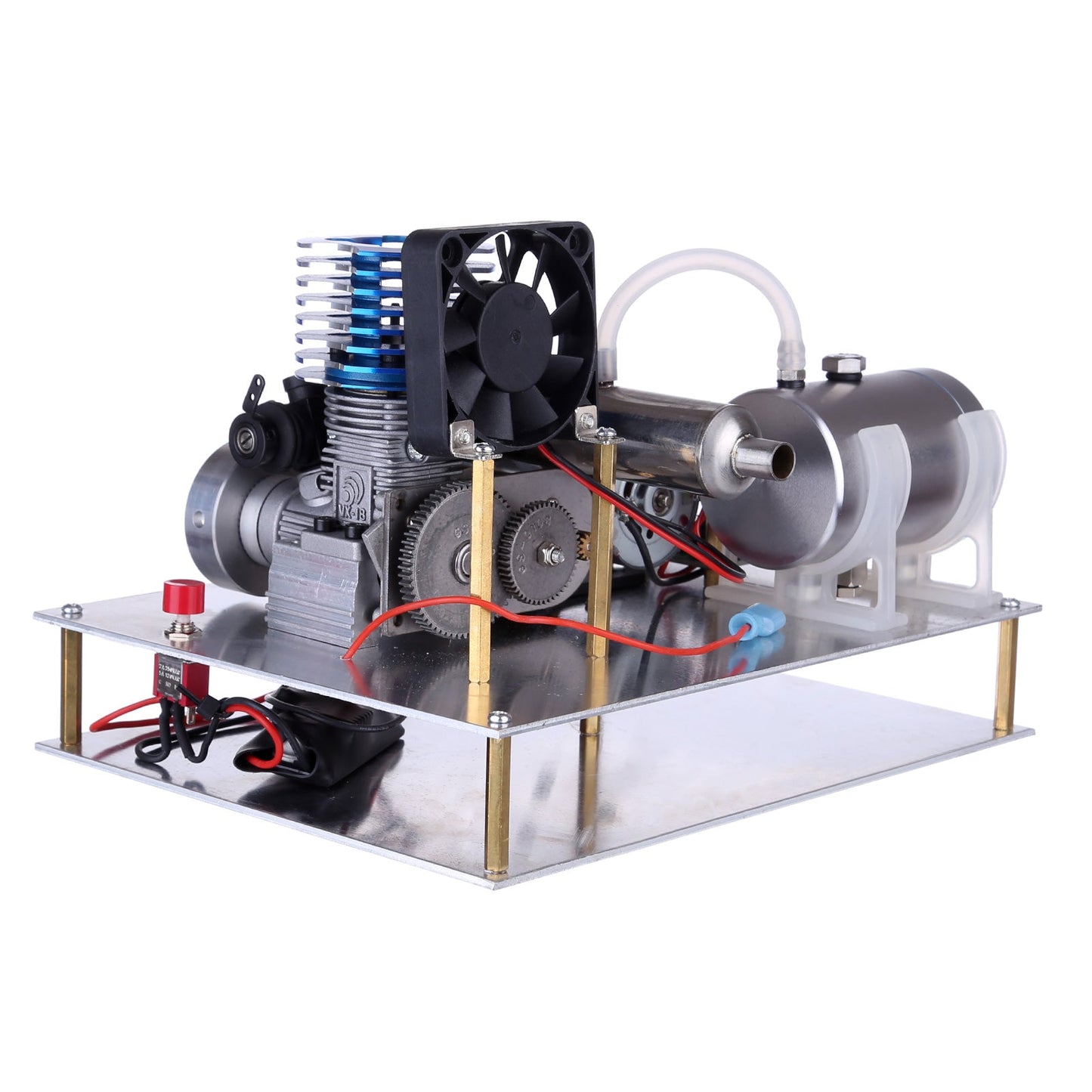 12V VX 18 Methanol Engine Generator Set - Single Cylinder 2 Stroke with One-Key Electric Start Engine Models Diyengmod