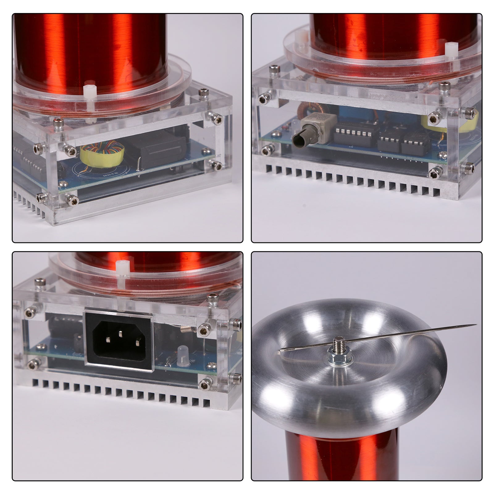 High-Tech Musical Tesla Coil with Integrated Arc Discharge for Educational and Demonstration Purposes Engine Models Diyengmod