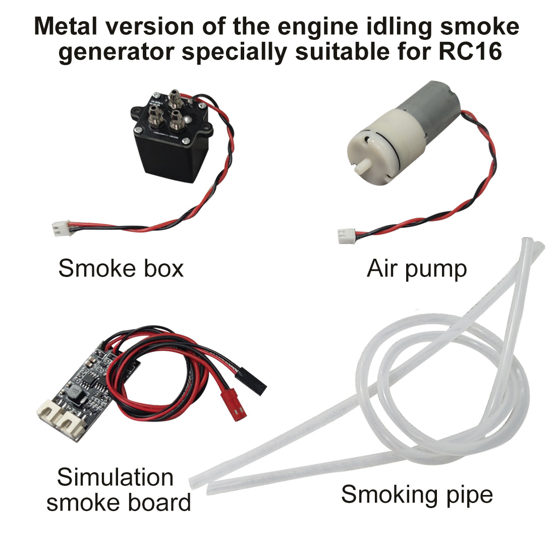 Metal Engine Idling Smoke Generator - DIY Simulation Kit Accessories Diyengmod