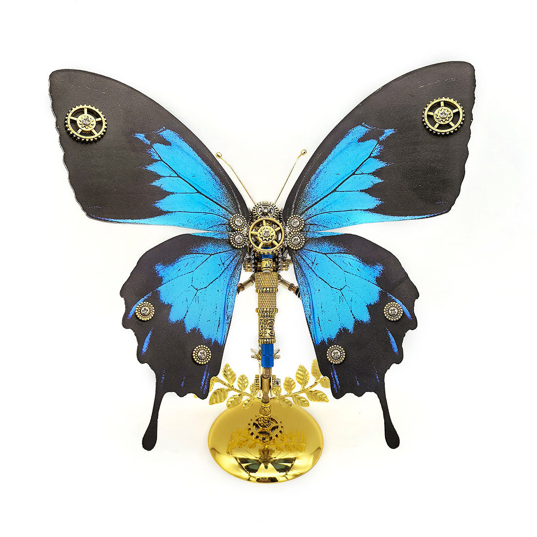 Iridescent 3D Metal Butterfly Model Kit - DIY Art Assembly for Collectors 3D Puzzle Model Kit Diyengmod Paradise Swallowtail Butterfly