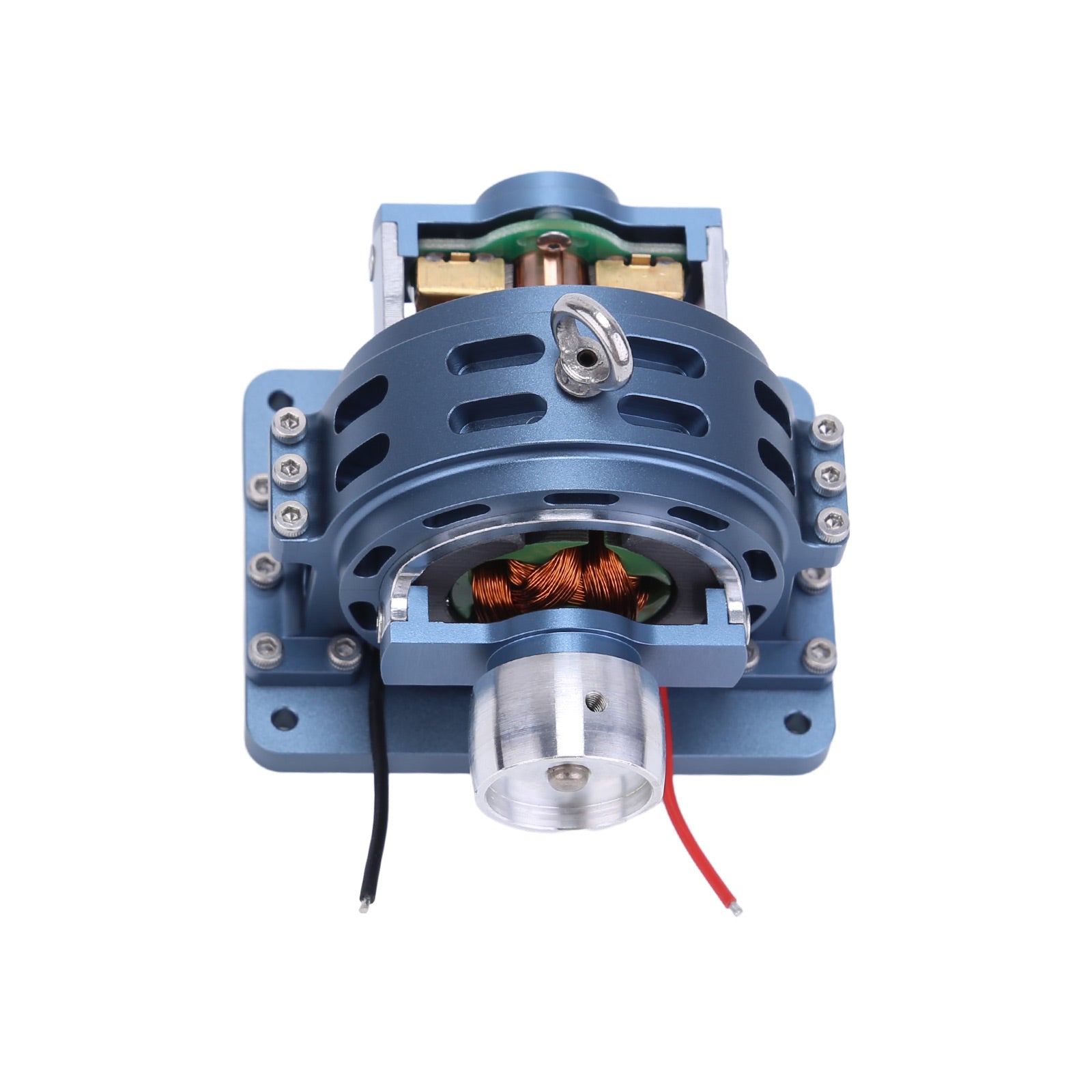 12V Compact Alloy DC Generator for Engine Model Modifications (Blue) Accessories Diyengmod