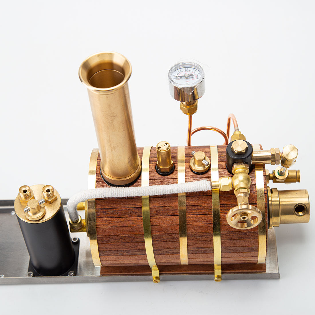 200ml High-Efficiency Steam Boiler Model Kit for Steam Engines and Model Boats - DIY Engineering Model Steam Engine Diyengmod