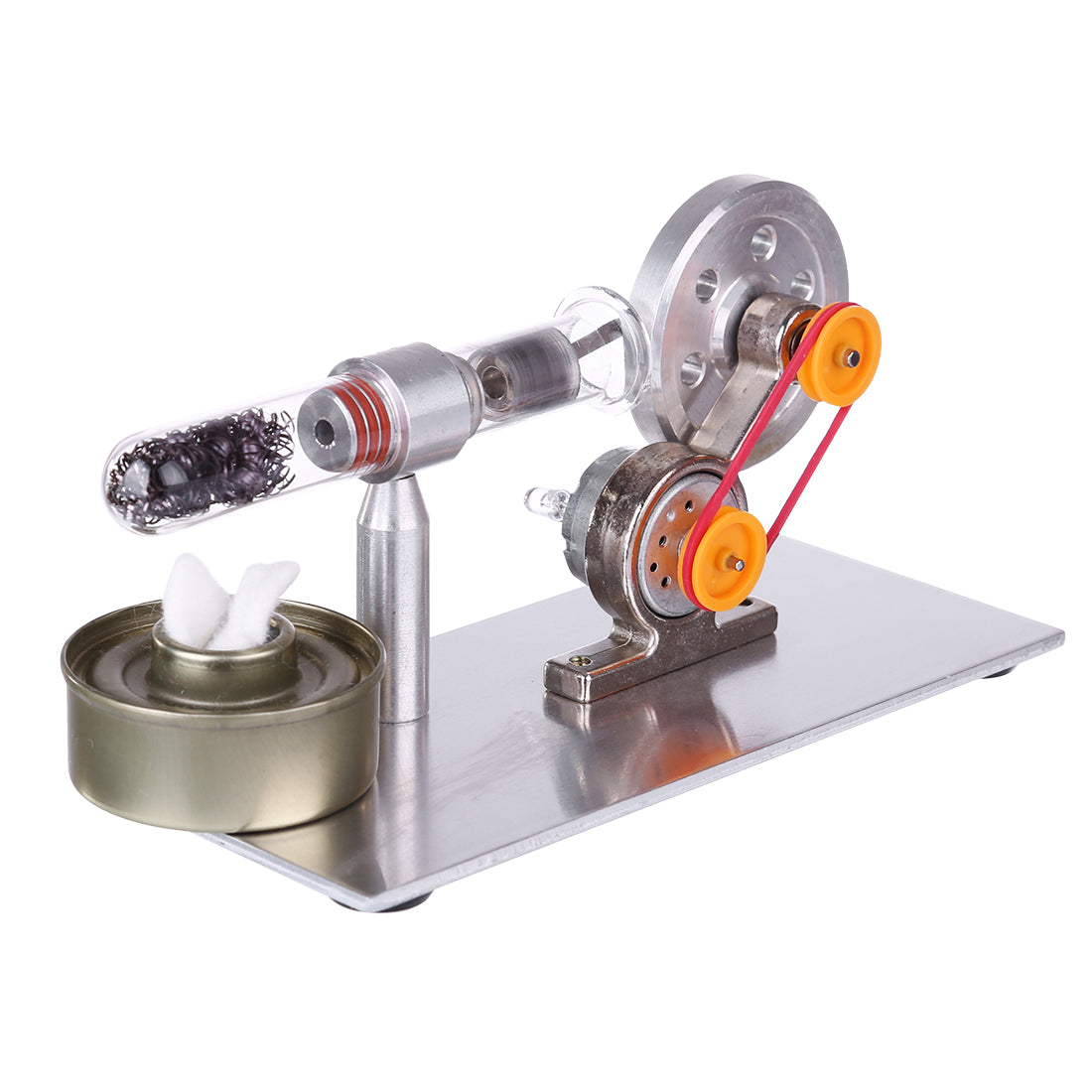 Single Cylinder Stirling Engine Experimental Generator Kit - DIY Model Stirling Engine Diyengmod