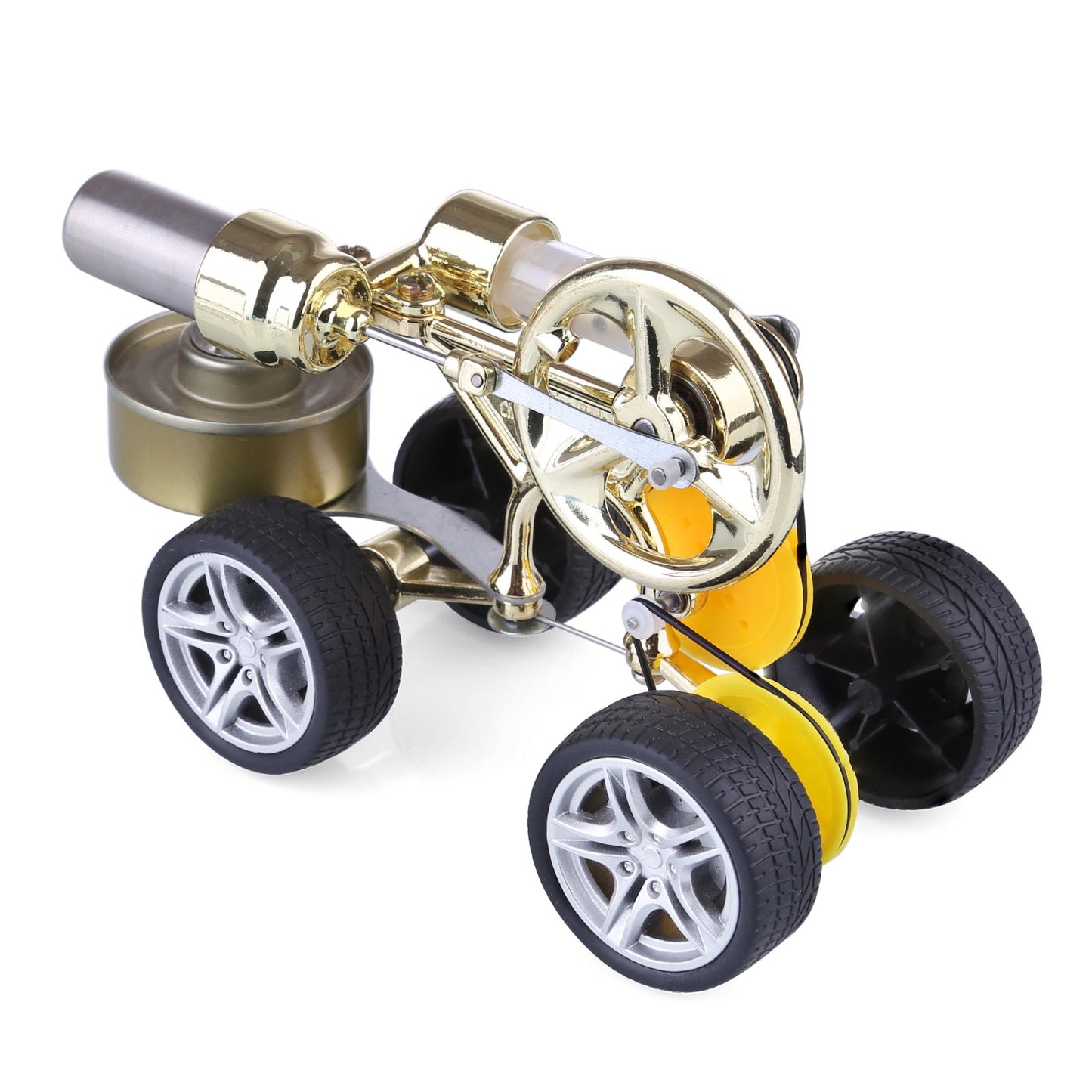 Stirling Engine Car Model Kit | Fun Science Experiment Toy for Learning Stirling Engine Diyengmod