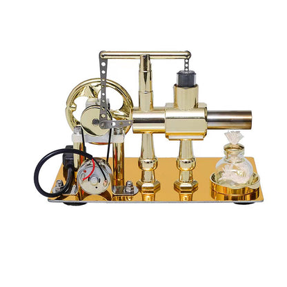 ENJOMOR Hot Air Stirling Engine Model with USB Light - Educational Science Kit & Gift Collection Stirling Engine Diyengmod