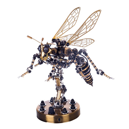 Steampunk Wasp 3D Metal Puzzle DIY Kit - Creative Model Assembly for Teens and Adults 3D Puzzle Model Kit Diyengmod