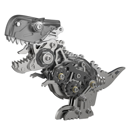 DIY 3D Metal Tyrannosaurus Rex Model Kit - 160 Piece Mechanical Dinosaur Assembly 3D Puzzle Model Kit Diyengmod