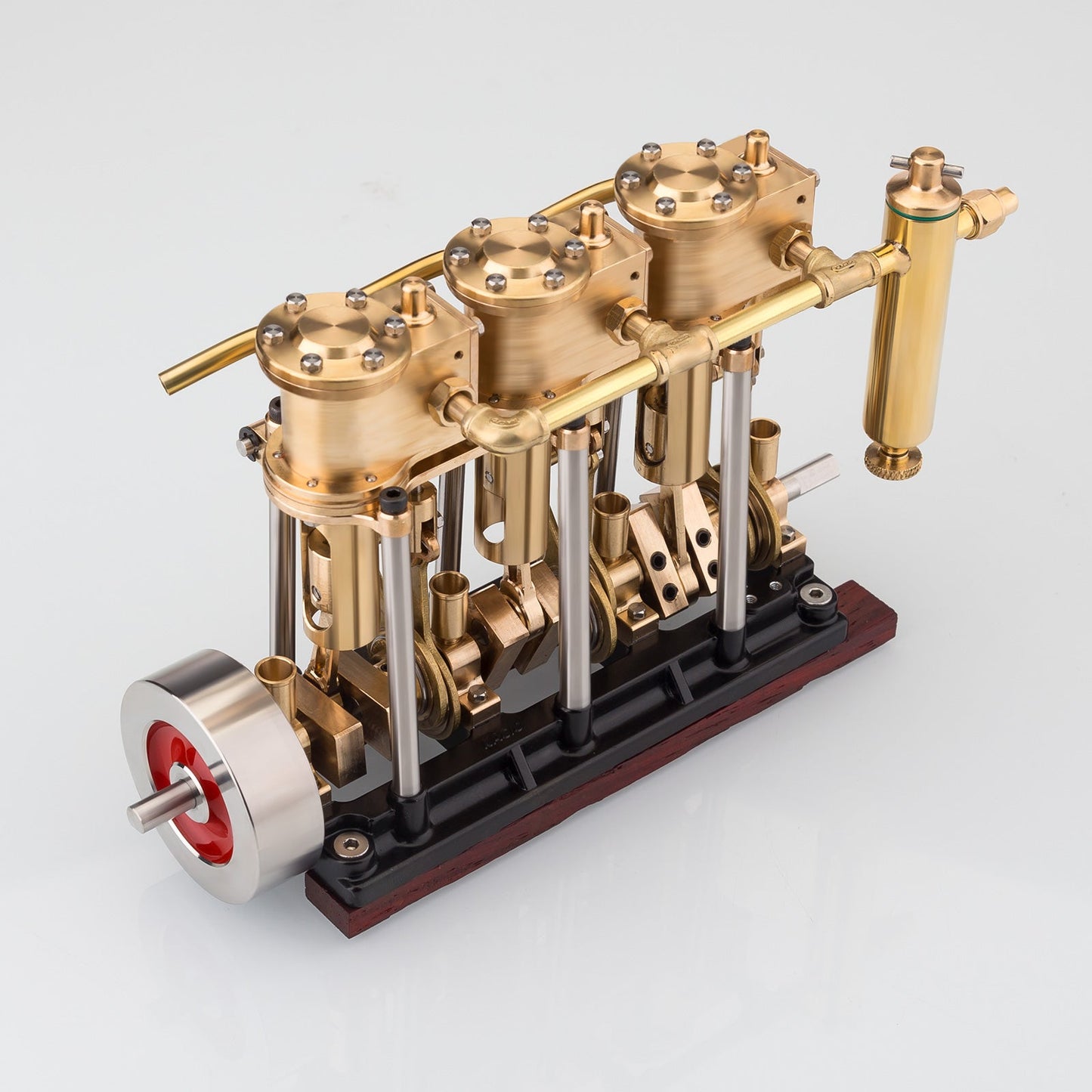 KACIO LS3-13S Compact 3-Cylinder Reciprocating Steam Engine for Model Boats with Reverse Function Steam Engine Diyengmod