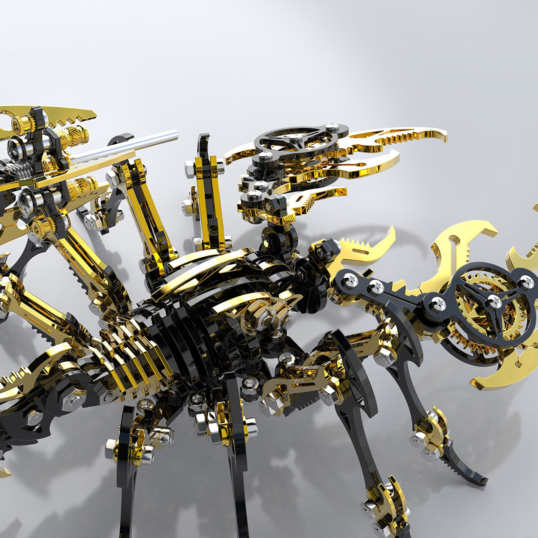 Mechanical Punk Scorpion 3D Metal Puzzle Assembly Kit - Creative DIY Ornament 3D Puzzle Model Kit Diyengmod