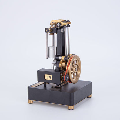 Mini Metal DIY 4-Stroke Internal Combustion Engine Model for Educational Science Demonstrations Engine Model Diyengmod