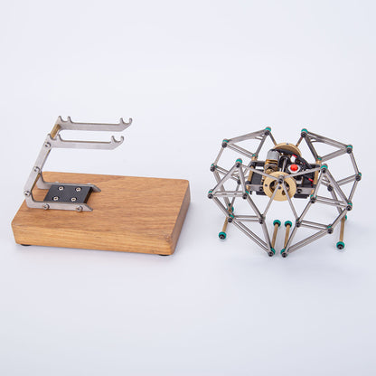 Mini Gear-Driven Walking Strandbeest Model with Stand for Educational Science Demonstration Engine Models Diyengmod