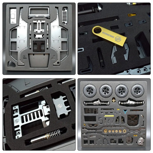 CAPO CUB2 1/18 Metal 4WD Electric Off-road Climbing RC Car Model Kit RC Car Diyengmod