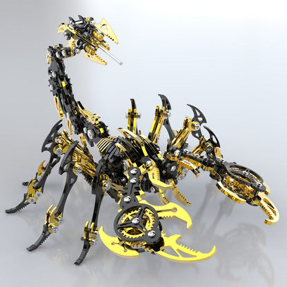 Mechanical Punk Scorpion 3D Metal Puzzle Assembly Kit - Creative DIY Ornament 3D Puzzle Model Kit Diyengmod