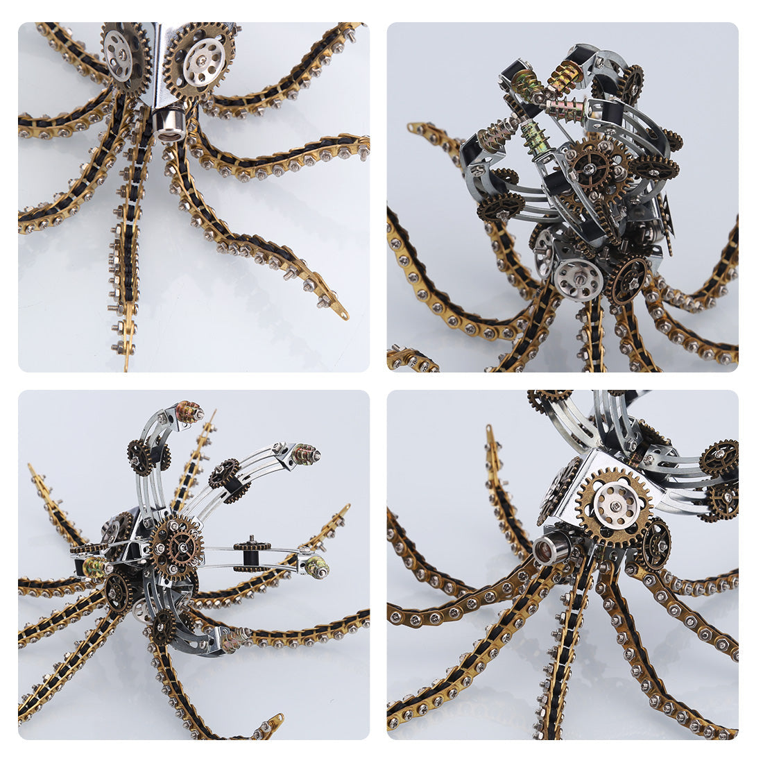 Steampunk Mechanical Octopus 3D Metal Puzzle Model Kit - 1060PCS DIY Home Decor Gift 3D Puzzle Model Kit Diyengmod