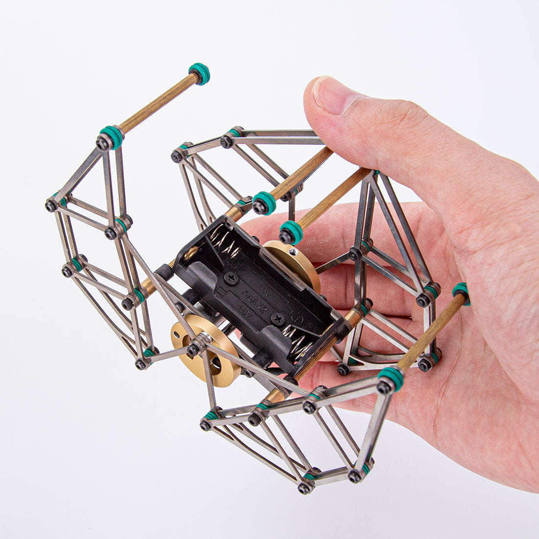 Mini Gear-Driven Walking Strandbeest Model with Stand for Educational Science Demonstration Engine Models Diyengmod