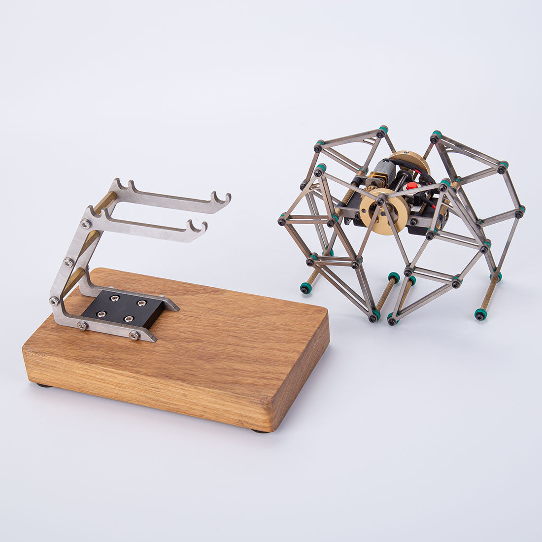 Mini Gear-Driven Walking Strandbeest Model with Stand for Educational Science Demonstration Engine Models Diyengmod