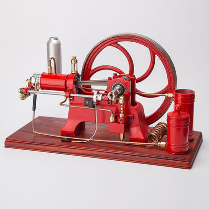 Antique Horizontal Water-Cooled 4-Stroke Hot-Bulb Engine Model for Collector's Display Engine Models Diyengmod