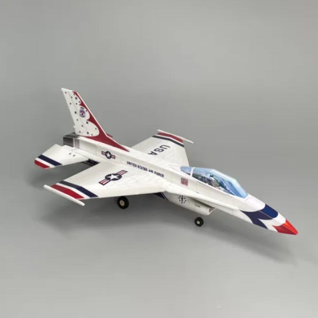 MinimumRC F-16 3-Channel Remote Control Mini Fixed-Wing Aircraft - DIY Model Kit RC Airplane Diyengmod