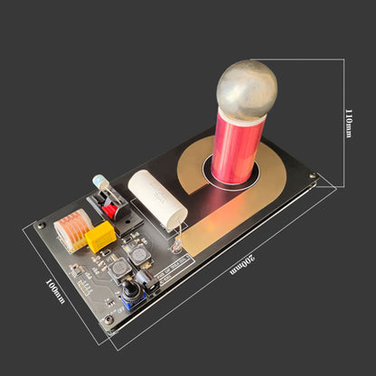 Mini SGTC Tesla Coil: Creative Experimental Technology Toy with 10cm Arc (US Plug) Engine Models Diyengmod