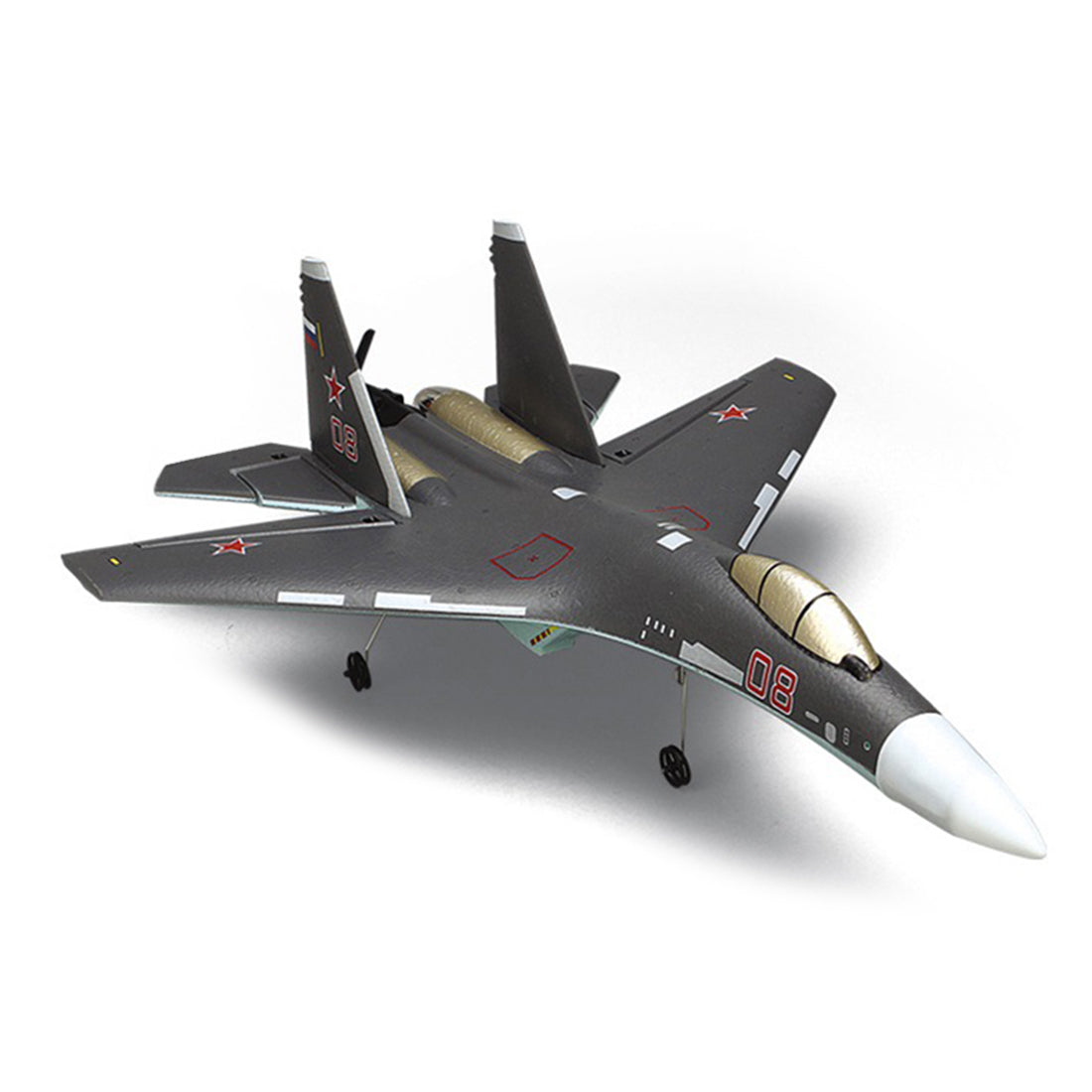 SU35 2.4G Remote Control Fighter Plane - 4CH Electric Aircraft Toy for Boys (Ready-to-Fly) RC Airplane Diyengmod