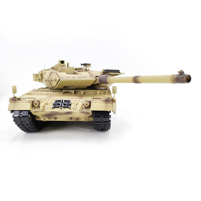 1/16 Scale Remote-Controlled German Leopard 2A7 Battle Tank with Realistic Lights, Sounds, and Customizable Features RC Tank Diyengmod