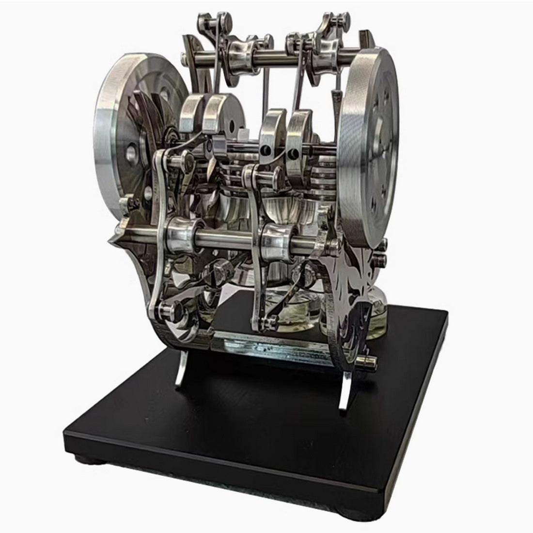 Pigeon-Style Dual-Cylinder Hot Air Stirling Engine Model Kit for Science Enthusiasts Stirling Engine Diyengmod