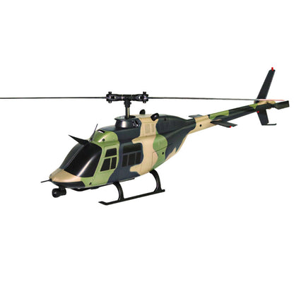 C138 1/33 Scale BELL 206 Flybarless RC Helicopter with Optical Flow Positioning and 6-Channel Control RC Airplane Diyengmod With Optical Flow Positioning